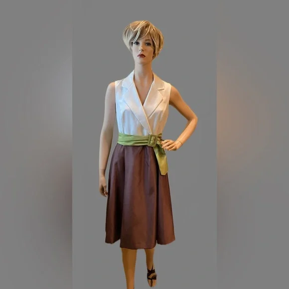 formal dress barn Dress Barn Dresses | Dress From Dress Barn. So Cute | Color: Brown/White | Size: 10